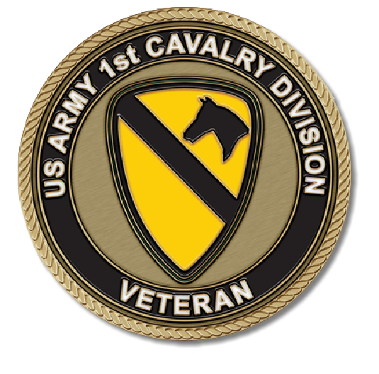 US Army 1st Cavalry Division Medallion