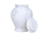 Serenity White Marble Urn