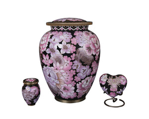 Floral Blush Elite Urn Complete Set