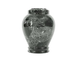 Green Zebra Marble Urn