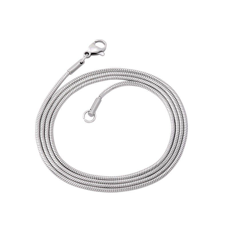 Cylinder Pendant with Chain - Cremation Urn Stainless Steel – Monti ...